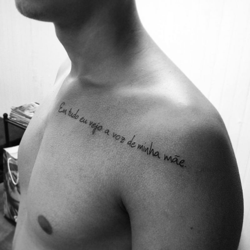 Featured image of post Ombro Tatuagens Frases Masculinas Uma no ombro e algumas no bra o