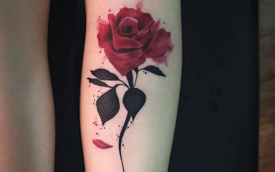 Tatuagem de Rosa