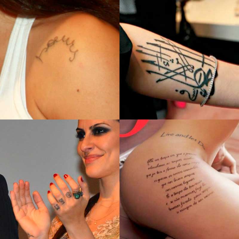 Tatuagens Cléo Pires
